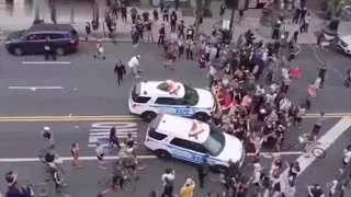 Беспорядки в Нью-Йорке. Riots in New York. Chaos and chaos in the streets of America.