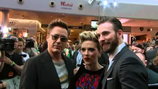 Marvel's Avengers: Age of Ultron: Europe Premiere Arrivals & Fan Interaction 2 | ScreenSlam