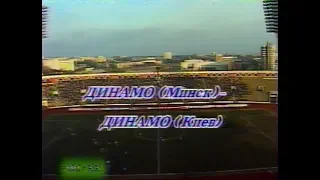 Динамо (Минск) 2-2 Динамо (Киев). Чемпионат СССР 1991