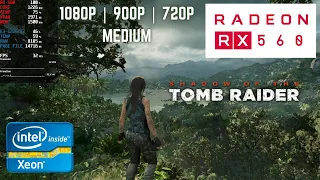 Shadow of the Tomb Raider | RX 560 + i5 3470 / Xeon E3-1225 v2 | 1080p 900p 720p | Medium Settings