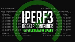 Test Your Networking Gear with an iPerf Server in Docker