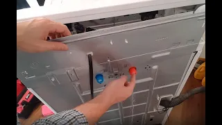 How to Replace the Inlet Valves on a Washing Machine (hot / red, cold /blue plastic connection)