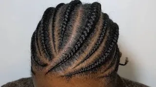 how to do cornrow for beginner (part 01).   #cornrowhairstyles #cornrows #hairstyle