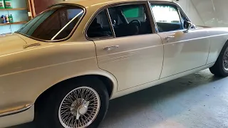 1972 Jaguar XJ6 warm start walk around