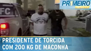 RJ: Presidente de torcida do Botafogo é preso com 200 kg de maconha | Primeiro Impacto (27/09/23)