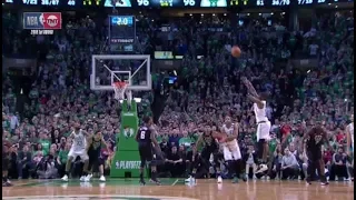 Terry Rozier hits clutch three pointer, Khris Middleton ties it with 0.5 left!