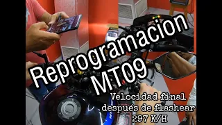 REPROGRAMACION  MT09