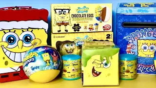 13 minutes ASMR Awesome Sponge Bob collection slime oddly satisfying