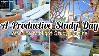 STUDY VLOG 📝 Morning🌅 to Night🌃 Study Routine | Study More