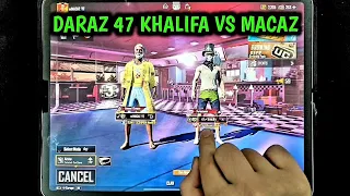 DARAZ 47 KHALIFA VS ATW MACAZ 1 VS 1 M24 | IPAD PRO PUBG | 6-FINGERS CLAW NO GYRO HANDCAM GAMEPLAY