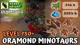 Tibia | Ek Hunt Solo #166 Minos Oramond (Minotaur Strait) | Henry Knight