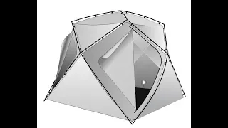 Обзор внутреннего тента для палатки LOTOS куб.