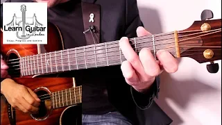 What A Wonderful World - Fingerstyle Guitar Lesson - Free TAB - Drue James - Part 2