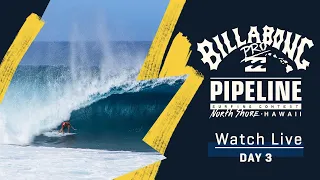 WATCH LIVE Billabong Pro Pipeline - Day 3