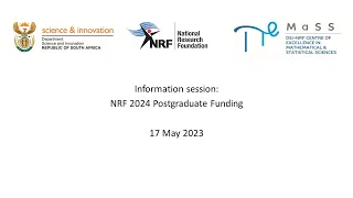 2024 NRF funding Information Session