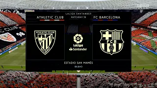 FIFA 21 | La Liga deduction (2021/22 Season) | Athletic Club de Bilbao vs. Barcelona [1080p60]