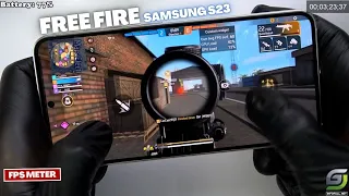 Samsung Galaxy S23 Test game Free Fire Mobile