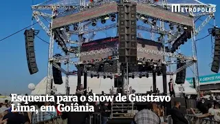 Esquenta para o show de Gusttavo Lima, em Goiânia