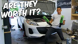 Installing $400 Coilovers on the Mazda 3!