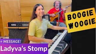 Boogie woogie Ladyva’s Stomp cover by father-daughter band!