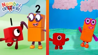 One and Two Playful Pals from Hand2Mind | Math for Kids | Learn to count to 2 | @Numberblocks