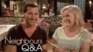 Neighbours Q&A - Josef Brown (Matt Turner) & Kate Kendall (Lauren Carpenter) - Part 1