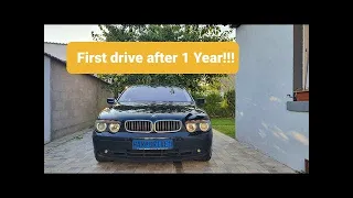 The 7 series is fixed! First drive in one year! Bmw E65 E66