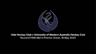 Hale Hockey Club v University of Western Australia Hockey Club - Men’s Premier Grade Round 8