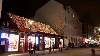 Reykjavik, Iceland 🇮🇸 - Christmas on a cold winter night