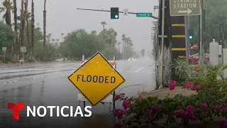 California reporta el día más lluvioso tras azote de Hilary | Noticias Telemundo