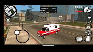 GTA San Andreas: Missões de ambulância (No final não ganhei m3rd4 nenhuma de money)