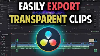 How to Export TRANSPARENT VIDEOS in Davinci Resolve 2021