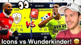 DerHansus: ICONS vs FIFA 22 Wunderkinder - wer GEWINNT?! 👀🤔