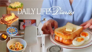 ⟪sub⟫ precious alone time & ordinary days at home🍃｜simple meals + apartment updates｜slow city life🎐