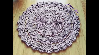 crochet home rug #92 super easy pattern/crochet mandala/κροσέ μάνταλα/κροσέ μάνταλα/gehaakte mandala