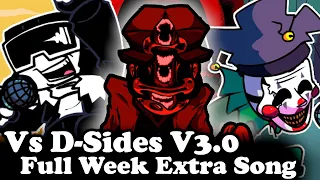 FNF | Vs D-Sides (V3.0) Week 6 + 7 - D-Sides Mario.EXE + Cutscene | Mods/Hard/Gameplay |