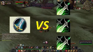 Warrior vs 3 Rogues