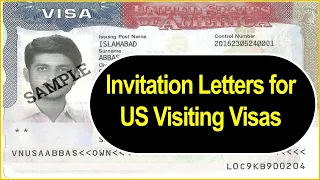 Invitation Letters for USA Visiting Visas
