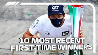 F1's 10 Most Recent First-Time Winners