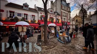 🇫🇷 WALK IN PARIS ”AROUND THE MONTMARTRE” (EDITED VERSION) 02/12/2021