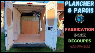 Je FABRIQUE UN NOUVEAU PLANCHER POUR MON CAMION + RESTAURATION DU RESTE DE l'habillage!