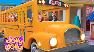 🚠🚍🚌Wheel on the bus + MORE - Time to have fun | Jolly Jolly Kids Songs & Nursery Rhymes