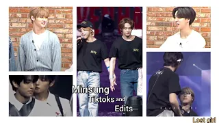 Minsung tiktok and edits compilation || minsung content for a better life || Lost girl