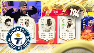 OMFG I GOT A 194 FUT DRAFT!! WORLD RECORD!! *NOT CLICKBAIT* FIFA 20 Ultimate Team Draft