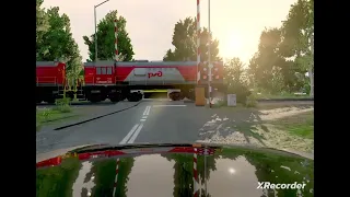 дтп в Кстове с семёркой и поездом beamNG