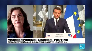 Emmanuel Macron et Vladimir Poutine vont s'entretenir en visioconférence