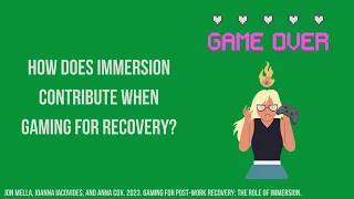 Gaming for Post-Work Recovery: The Role of Immersion