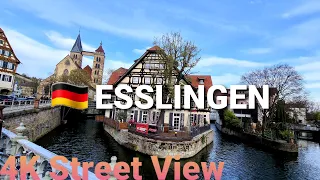 [4K] Esslingen, Germany 🇩🇪 Walking Tour | Street View | Phong cảnh nước Đức | Cuộc sống Đức