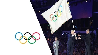 London Handover To Rio (Raising Of The Flags) - Closing Ceremony | London 2012 Olympics