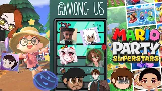 TWO YEARS OF STREAMING! Animal Crossing, Among Us, Mario Party, and More! [24 Hour Stream] Part .5